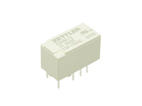 [P-18014]12V 초소형 릴레이 2회로 C접점 AZ8462-12 - Zettler Electronics(HK)