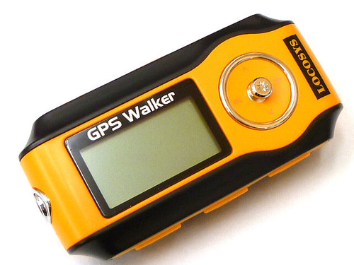 [M-04475]MP3 플레이어 내장 GPS 데이터 로거 GPSWalker (옐로우)