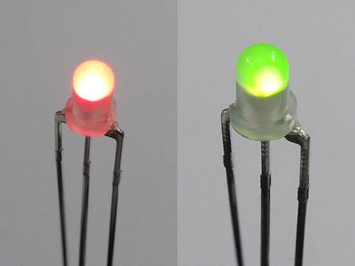 [I-06313]3mm2 색 LED 빨강 노랑 녹색 OSRGHC31&amp;#8203;&amp;#8203;32A 10 개입