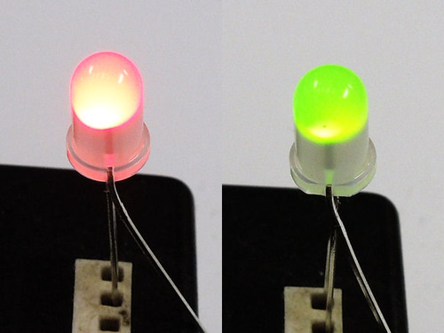 [I-06314]5mm2 색 LED 빨강 노랑 녹색 OSRGHC5B32A (10 개입)