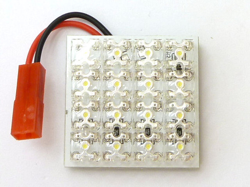 [M-02198]백색 LED 룸 램프 4x4 (34mmx34mm) (16LED)