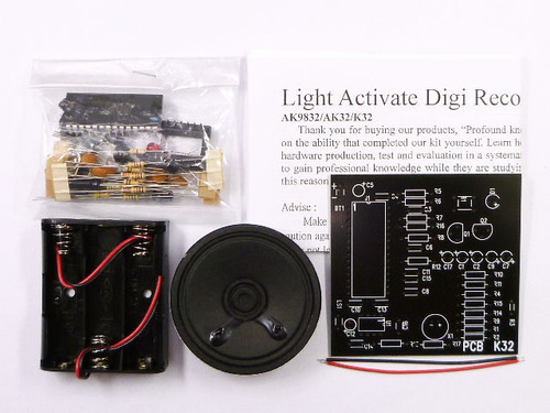 [K-00912]광감지 음성 재생 키트 Light Activate Digi Recorder [2PK3200]