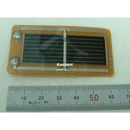 [M-00165] 실리콘 태양전지 모듈　0.5V 300mA[ETM300-0.5V]