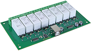 USB-RLY16L - 16Amp, 8Channel Relay Module